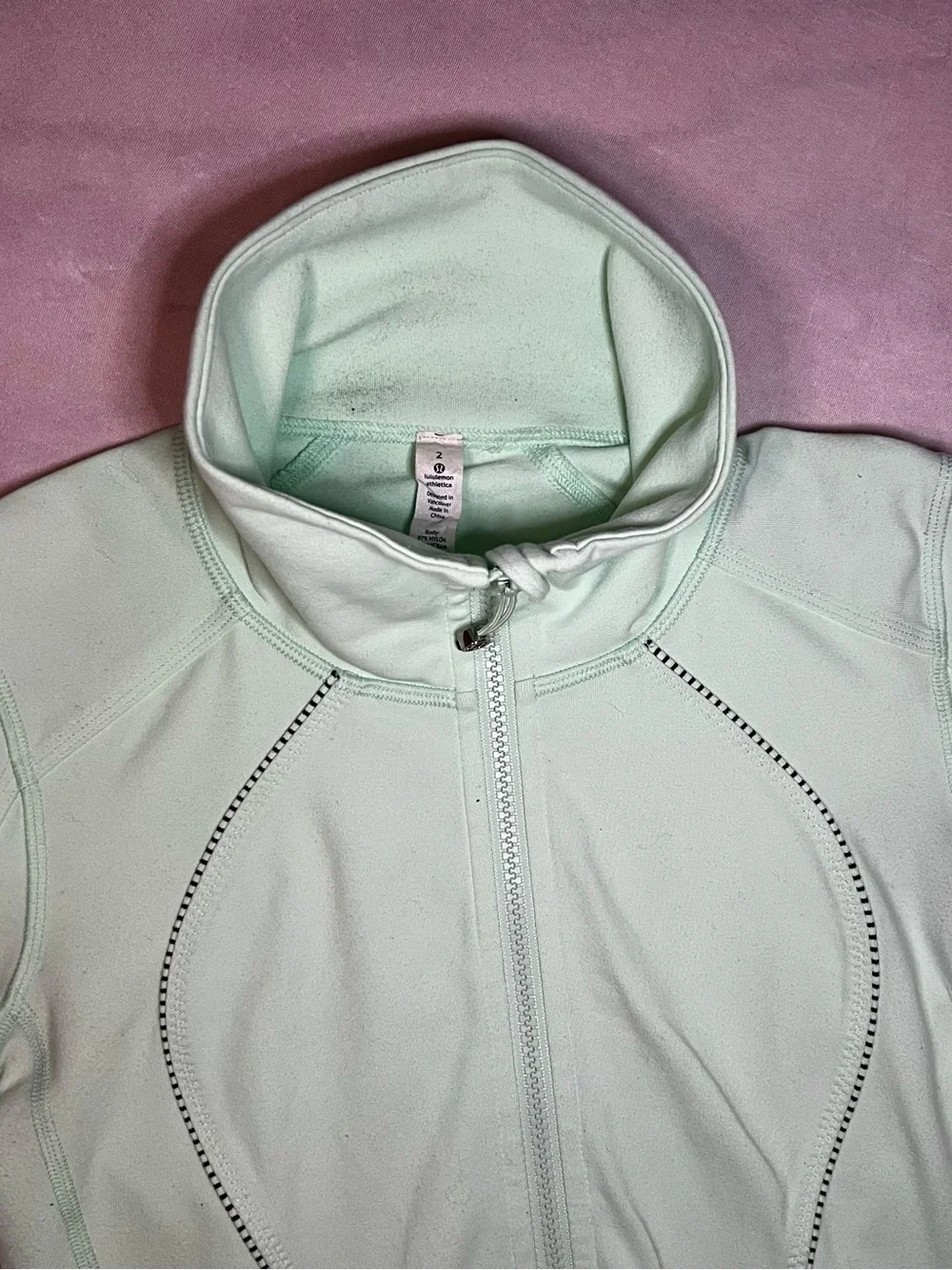 lululemon athletica Pale Mint Full-Zip Bomber Jacket